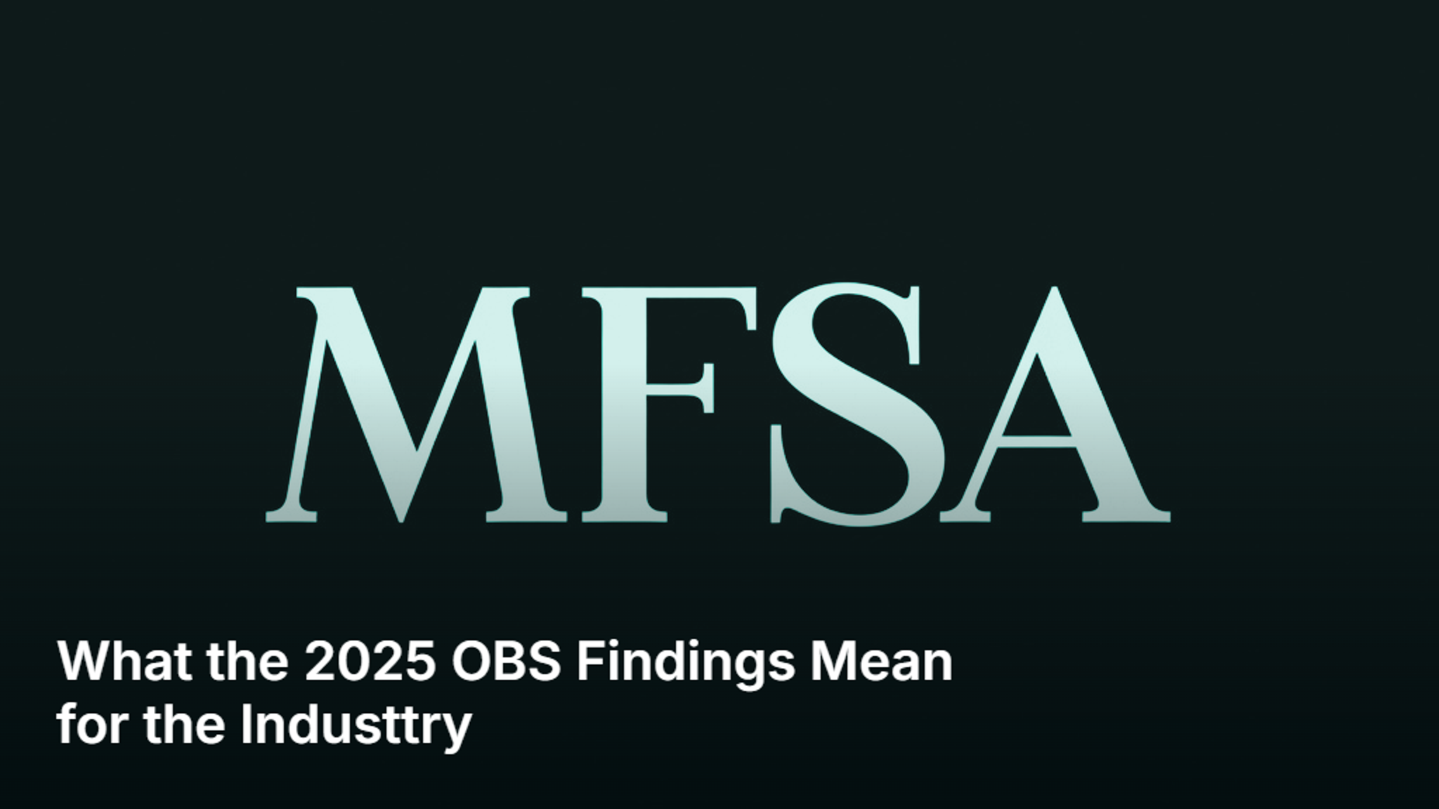 MFSA Targets Marketing and Complaints Handling